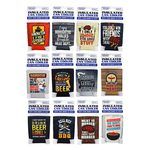 Insulated Can Cooler in Assorted Designs