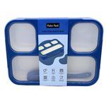 Multi Comparment Lunch Box in Navy Blue Color