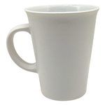 14 oz White Matte Ceramic Coffee Mug