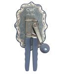 Cook with Color Stainless Steel Crank Handle Can Opener in Blue
