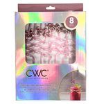 Cook with Color 8 Piece Pink Balloon Dog BPA Free Swirly Plastic Straw Set
