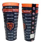 Chicago Bears 4 Count 20 oz. BPA Free Plastic Cup Set