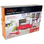 Kitalma Tabletop Vegetable Spiralizer with Bonus Whisk Tong