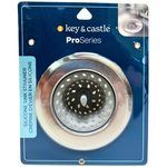 Key & Castle Silicone and Stainless Steel Sink Strainer