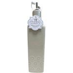 10 Strawberry Street Opal Pattern Square White Ceramic Olive Oil Bottle 26oz