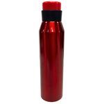 24 Oz Aluminum Drinkware Bottle with Twist Lid in Red