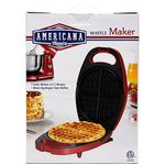 Americana Classics Electric Waffle Maker in Red