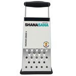 4 Sided Box Grater with Handle and Slip Resistant Base