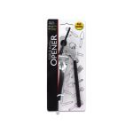 Can and bottle opener with grip handle