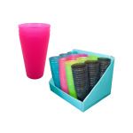 Plastic tumbler display