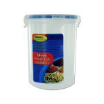 Four-way locking storage container