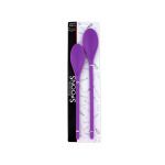 Plastic mixing spoons