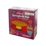 Silicone Springform Pan with Tempered Glass Base