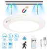 Magnetic USB Rechargeable Ceiling Light with PIR Motion Sensor
