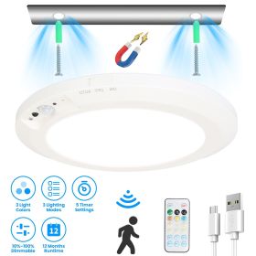 Magnetic USB Rechargeable Ceiling Light with PIR Motion Sensor