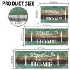 Boho Kitchen Rug Sets 3 Pieces, Washable Kitchen Mats for Floor, Non Slip Soft Kitchen Area Rug Floor Mat for Kitchen, Laundry Room and Hallway (Teal