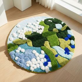 3D Colorful Cartoon Rugs, Colorful Flower Floor Mats, Cute and Beautiful Bedroom Rugs, Super Soft Bedroom Area Rugs