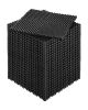 Interlocking Drainage Mat, 12' x 12' Modular Interlocking Cushion, 24 Pcs Splicing Drainage Mats, Non-Slip Black PP Drainage Floor Tile and Shower Mat
