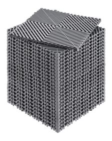 Interlocking Drainage Mat, 12' x 12' Modular Interlocking Cushion, 24 Pcs Splicing Drainage Mats, Non-Slip Gray PP Drainage Floor Tile and Shower Mat