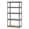 Storage Shelves, 2000 lbs, 5 Tier Garage Storage Shelving, 16" D x 32" W x 62.8" H Adjustable Metal Shelves for Garage Shelves Utility Rack Shelf