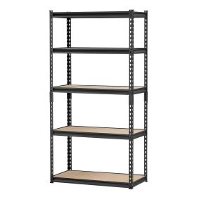 Storage Shelves, 2000 lbs, 5 Tier Garage Storage Shelving, 16" D x 32" W x 62.8" H Adjustable Metal Shelves for Garage Shelves Utility Rack Shelf