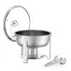 Chafing Dish Buffet Set, 5 Qt 2 Pack, Stainless Steel Chafer with 2 Full Size Pan