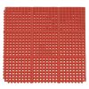 1PC Red Rubber Anti-Fatigue Kitchen Mat, 90x90x1.2cm, Thick Non-Slip Floor Mat