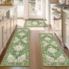 Boho Washable Kitchen Rugs Sets of 3, Non Slip Kitchen Mats for Floor with Rubber Backing