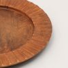 Handcrafted 13" Wood Brown Charger Plate| Wooden Dinning Placemat|Artisan Wood Tableware