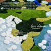 3D Colorful Cartoon Rugs, Colorful Flower Floor Mats, Cute and Beautiful Bedroom Rugs, Super Soft Bedroom Area Rugs