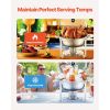 Chafing Dish Buffet Set, 5 Qt 2 Pack, Stainless Steel Chafer with 2 Full Size Pan