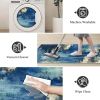 Washable kitchen floor mat set (3 pieces), non-slip long strip floor mat set, bohemian style kitchen long strip floor mat