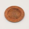 Handcrafted 13" Wood Brown Charger Plate| Wooden Dinning Placemat|Artisan Wood Tableware