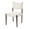 Modern Dining Chair,Kitchen Chair With Thick Seat Cushion and Solid Wood Legs, Dining Chairs for Home Bar/Restaurant and Dining Room,Set of 2,Walnut