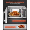 Countertop Microwave Oven, 0.9 Cu Ft, 1000W Digital Stainless Steel Microwave Oven with Touchscreen, 10 Cooking Presets, 5 Power Levels