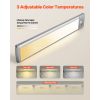 Under Cabinet Lighting, 5 PCS, 68 LED Motion Sensor Lights, Rechargeable Battery Operated Closet Lights with Remote Control