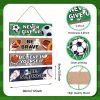 1 pc Rugby wooden home crafts, doorplate pendants, party and festival plaques, sign decorations, paintings
