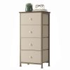 4-drawer storage cabinet - suitable for bedrooms, living rooms, and wardrobes