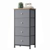 4-drawer storage cabinet - suitable for bedrooms, living rooms, and wardrobes