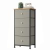 4-drawer storage cabinet - suitable for bedrooms, living rooms, and wardrobes