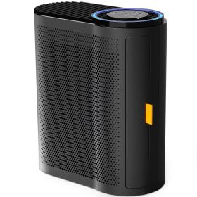 Air Purifier for Home Air Quality Sensors and Auto Function Ultra-Quiet Sleep Mode Air Cleaner for Dust, Pet Dander, Smoke (Color: Black)