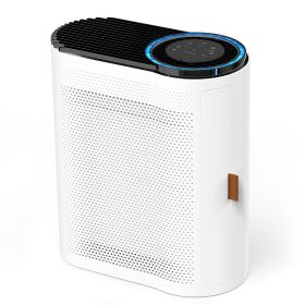 Air Purifier for Home Air Quality Sensors and Auto Function Ultra-Quiet Sleep Mode Air Cleaner for Dust, Pet Dander, Smoke (Color: White)