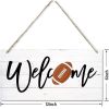1 pc Rugby wooden home crafts, doorplate pendants, party and festival plaques, sign decorations, paintings
