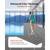 Drainage Mat, 3 x 50 ft, PVC Non Slip Commercial Floor Mat, Wet Area Water Drain Splash Matting Hollow Doormat Roll