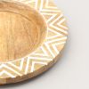 Handcrafted 13" Wood Charger Plate| Wooden Dinning Placemat|Artisan Wood Tableware