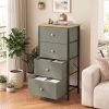 4-drawer storage cabinet - suitable for bedrooms, living rooms, and wardrobes
