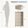 4-drawer storage cabinet - suitable for bedrooms, living rooms, and wardrobes